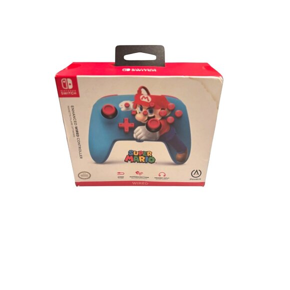 ORIGINAL BOX SEALED PowerA Enhanced Wired Controller For Nintendo Switch - Super - Picture 1 of 6